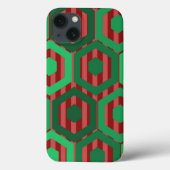 kersthexagons Case-Mate iPhone case (Achterkant)