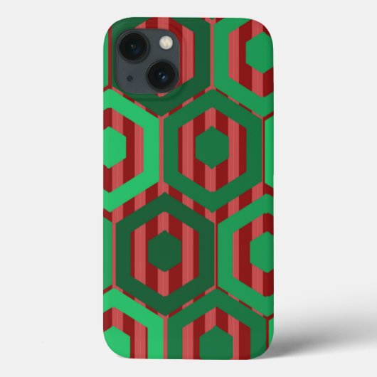 kersthexagons Case-Mate iPhone case (Achterkant)