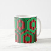 kersthexagons koffiemok (Voorkant rechts)