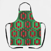 kersthexagons schort (Voorkant)