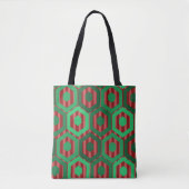 kersthexagons tote bag (Voorkant)