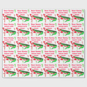 kersthiel cadeaupapier (Vlak)