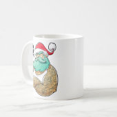Kersthipsta Santa Claus Koffiemok (Voorkant links)
