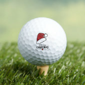 Kersthoed voor Kerstmis voor Golfer Christmas Golfballen (Insitu Shirt)