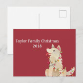 kersthoeken  briefkaart (Voorkant / Achterkant)