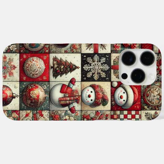 kersthoesje Case-Mate iPhone case (Achterkant (horizontaal))