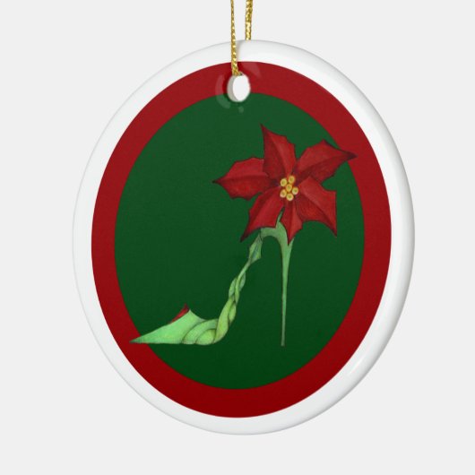 Kersthoge wintersieraad keramisch ornament (Links)