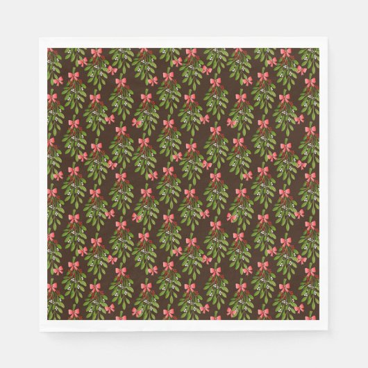 KerstHollies - Papier Napkin Servet (Voorkant)