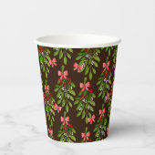 KerstHollies - Papieren kopjes Bekers (Achterkant)