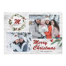 KerstHolly 2 FOTOS Collage Bark