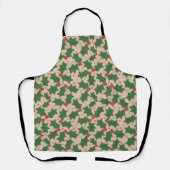 KerstHolly Apron Schort (Voorkant)