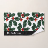 KerstHolly Bad Handdoek (Handdoek)
