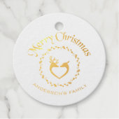 KerstHolly Berries Bedankjes Labels (Voorkant)