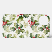 KerstHolly Berries Case-Mate iPhone Case (Achterkant (horizontaal))