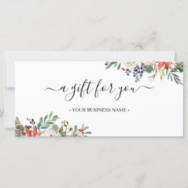 KerstHolly Berry & Floral Cadeat
