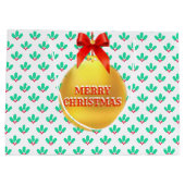 KerstHolly Berry Groot Cadeauzakje (Achterkant)