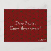 KerstHolly Briefkaart (Achterkant)