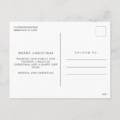 KerstHolly Budget Foto Feestdagenkaart (Achterkant)