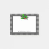 KerstHolly Buffalo Pset op maat Post-it® Notes (Voorkant)