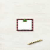 KerstHolly Buffalo Pset op maat Post-it® Notes (Op bureau)