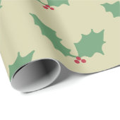 KerstHolly Cadeaupapier (Rol Hoek)