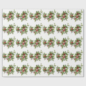 KerstHolly Cadeaupapier (Vlak)