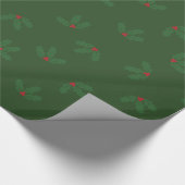 KerstHolly Cadeaupapier (Hoek)