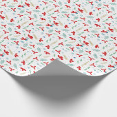 KerstHolly Cadeaupapier (Hoek)