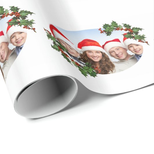 KerstHolly Cadeaupapier (Rol Hoek)