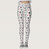 KerstHolly en Berries Leggings (Voorkant)