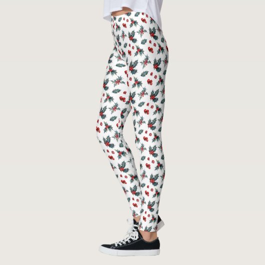 KerstHolly en Berries Leggings (Links)