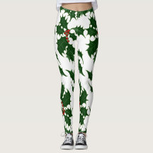 KerstHolly en Berries Leggings