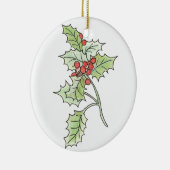 KerstHolly en Berry Ornament (Rechts)