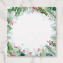 KerstHolly en Ivy GIft Label