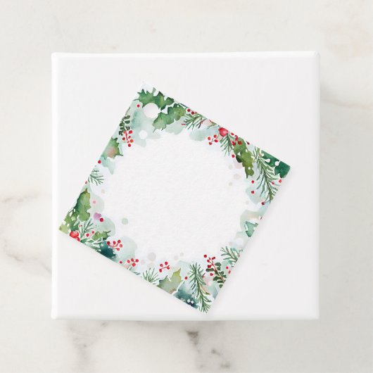 KerstHolly en Ivy GIft Label (In situ)