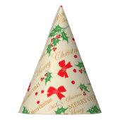 KerstHolly en lint Feesthoedjes (Links)