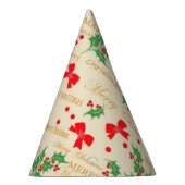 KerstHolly en lint Feesthoedjes (Rechts)