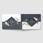 KerstHolly en White Roses Bouquet Lijst Gastenboek (Volledig)