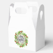 KerstHolly Favor Box Bedankdoosjes (Geopend)