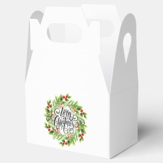 KerstHolly Favor Box Bedankdoosjes (Geopend)