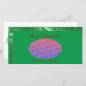 KerstHolly  fotokaart Feestdagenkaart (Voorkant / Achterkant)