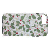 KerstHolly iPhone Case (Achterkant (Horizontaal))