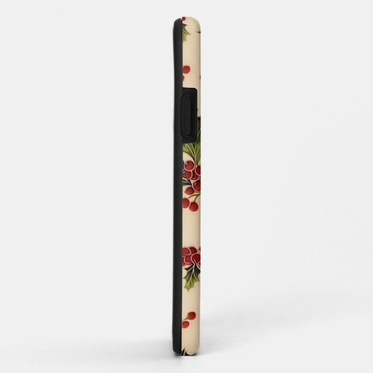 KerstHolly iPhone Case (Achterkant/rechts)