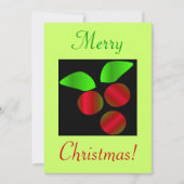 KerstHolly IV Kaart (Voorkant)