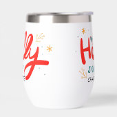 KerstHolly Jolly Fun Winter Persoonlijke naam (Links)