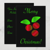 KerstHolly Kaart (Voorkant / Achterkant)