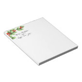 KerstHolly-laptop Notitieblok (Schuin)