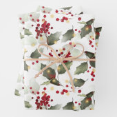 KerstHolly Light Garland Inpakpapier Vel (In situ)