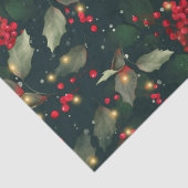 KerstHolly Light Garland Tissue Paper Tissuepapier (Detail)