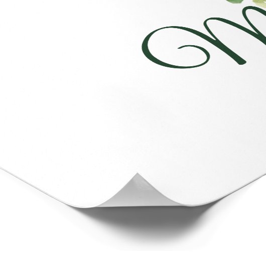 KerstHolly Mistletoe Red Berry Poster (Hoek)